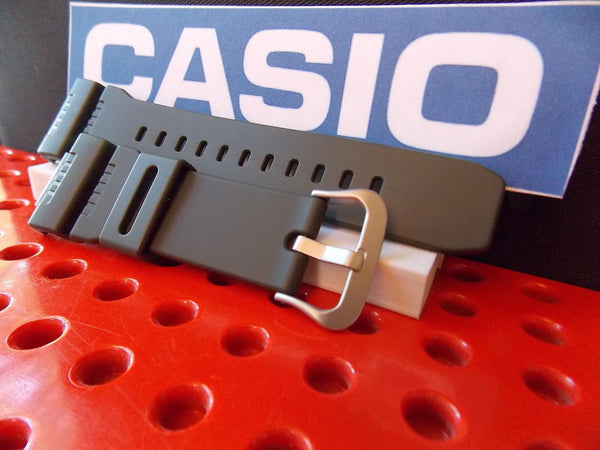 Casio watchband G-7900 -3, GR-7900, GW-7900 Green Rub G-Shock  Watchband