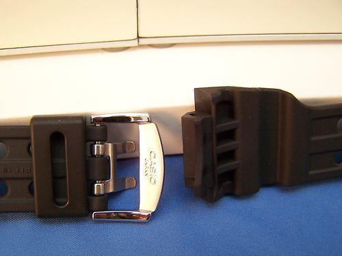 Casio watchband GWF-1000,GF-1000 G-Shock Frogman black Silver Tn buckle