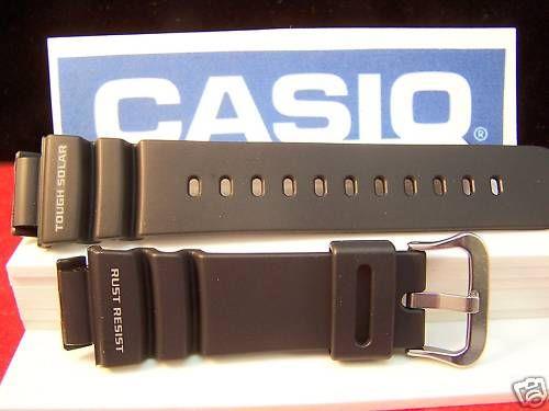 Casio watchband GW-9100 Tough Solar Gulf Man black Resin / watchband