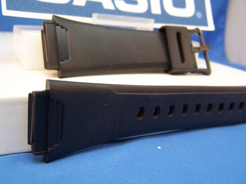 Casio Watchband AW-37 Black Resin Strap. Watchband