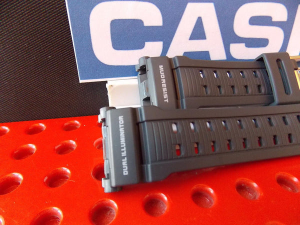 Casio Watchband G-9000 MX-8 Gray Mud Resist Dual Illuminator G-Shock Strap.