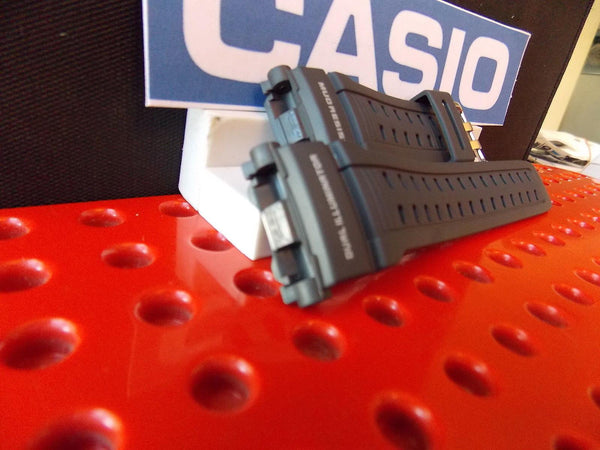 Casio Watchband G-9000 MX-8 Gray Mud Resist Dual Illuminator G-Shock Strap.