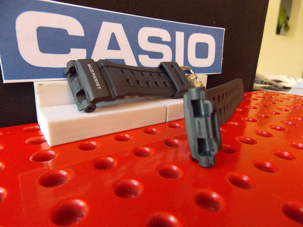 Casio Watchband G-9000 MX-8 Gray Mud Resist Dual Illuminator G-Shock Strap.