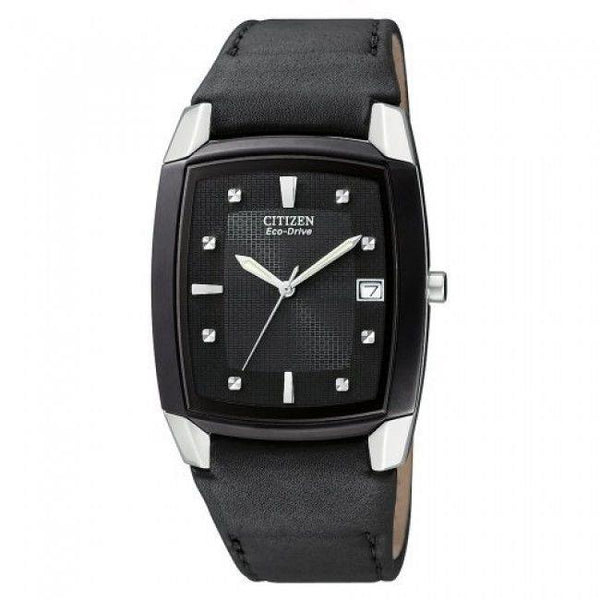 Citizen watchband BM6575 -06 Mns leather buckle# E111-S049407