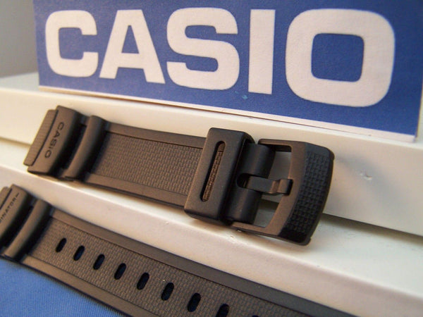 Casio watchband W-93 Illuminator Textured Rub Sport Band Fits Most 18mm Watches