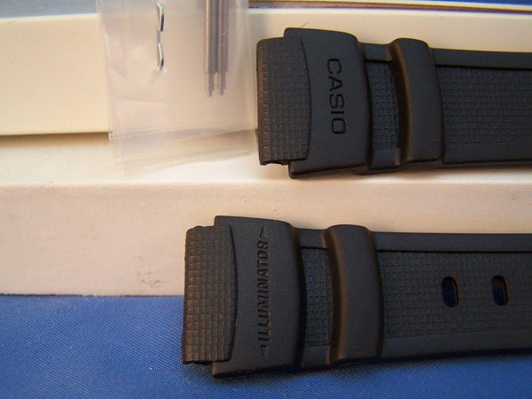 Casio watchband W-93 Illuminator Textured Rub Sport Band Fits Most 18mm Watches
