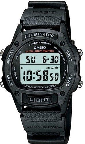 Casio watchband W-93 Illuminator Textured Rub Sport Band Fits Most 18mm Watches