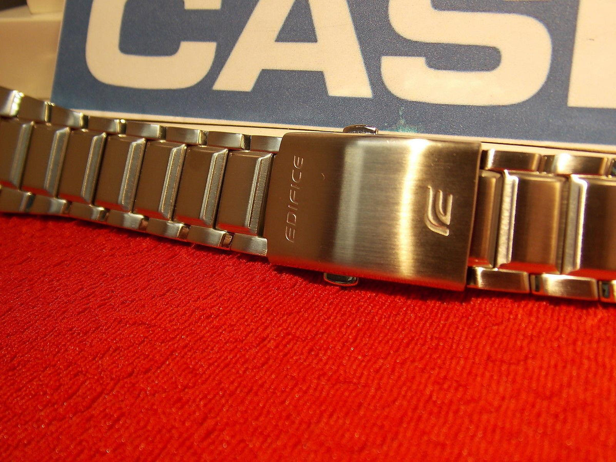 Casio Watchband EFA-131 D. All Steel Edifice Bracelet Silver Color