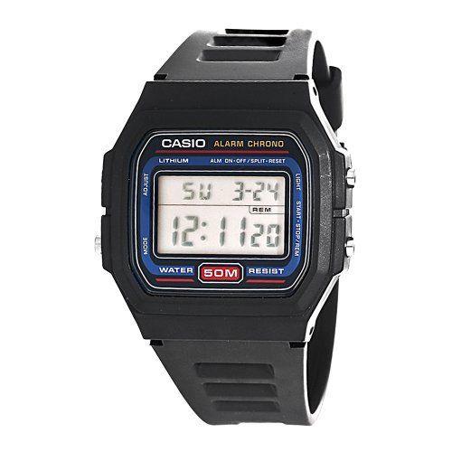 Casio watchband W-71 & W-86 black 19mm Casio Sport Band Fits Most 19mm Watches