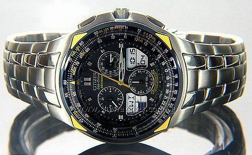 Citizen Watchband Original Skyhawk All Stainless Steel Bracelet Model JR3080