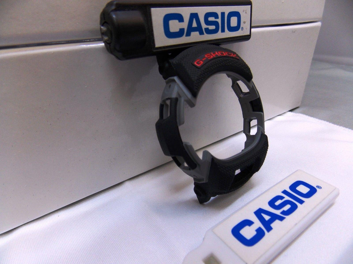 Casio Watch Parts G-7600 Inner Bezel / Shell Black/Gray W/ Red G-Shock letters