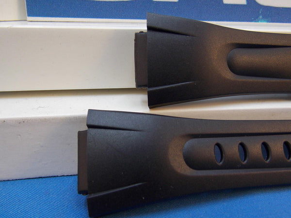 Casio watchband W-42, W-43 Illuminator Black Resin /Watchband