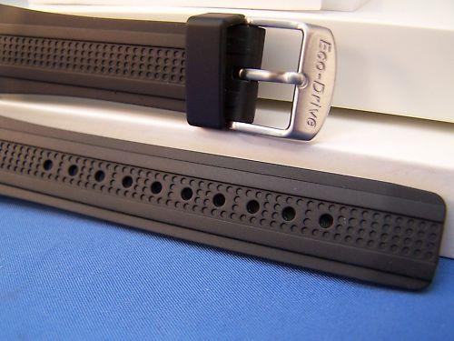 Citizen watchband BL5334 -04E For Perpetual Calendar Model. Black Rubber