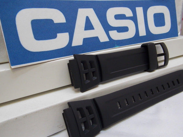 Casio watchband AQ-S800 Black Resin  Watchband for Tough Solar 5 Alarm