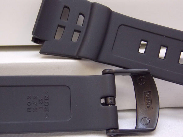 Casio watchband AQ-S800 Black Resin  Watchband for Tough Solar 5 Alarm