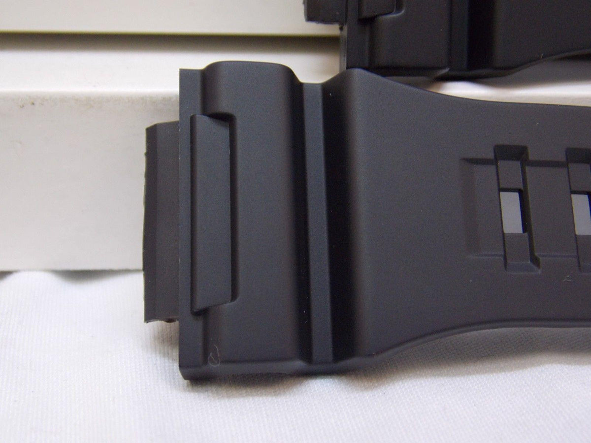 Casio watchband AQ-S810 & W-735 Black Rubber for Tough Solar Illuminator