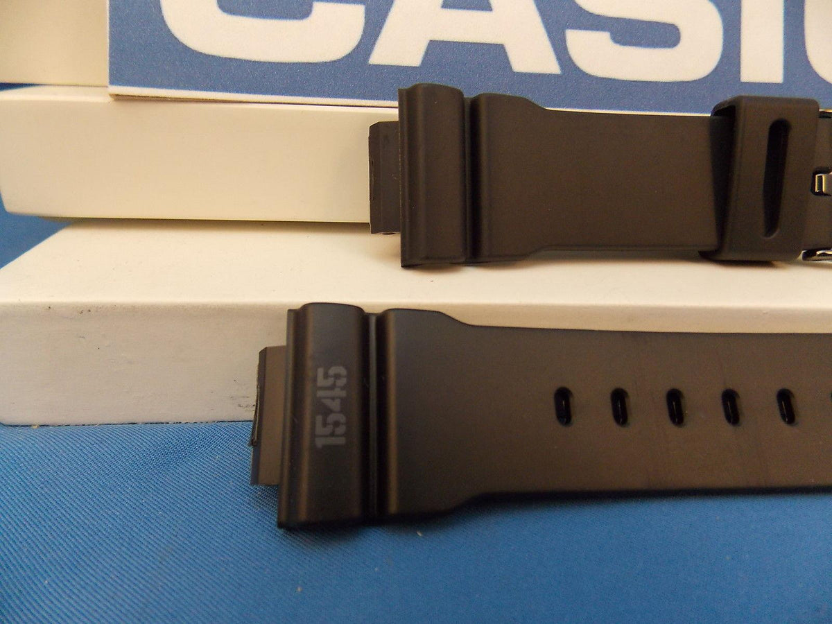 Casio Watchband DW-5600 MS 1545, RZDW-5600 MS. G-Shock Black Resin Strap