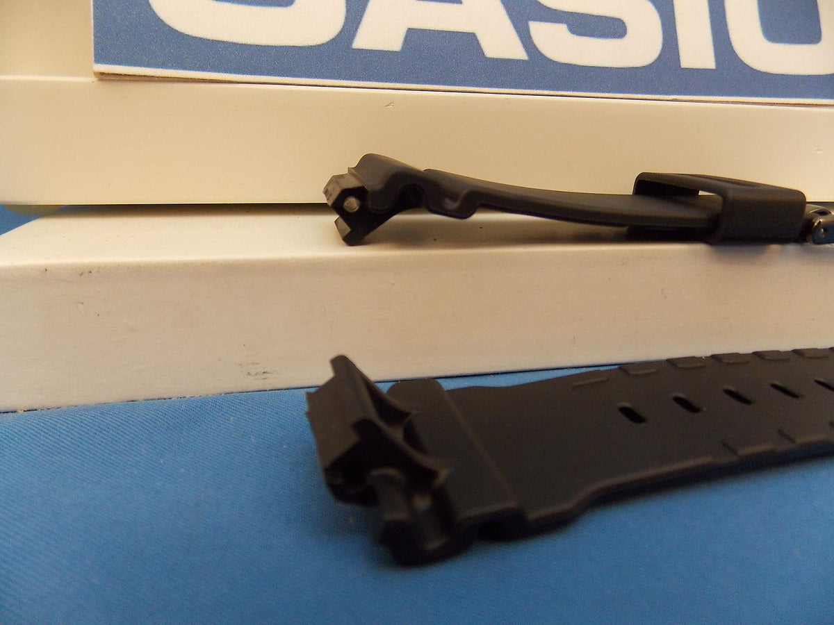 Casio Watchband DW-5600 MS 1545, RZDW-5600 MS. G-Shock Black Resin Strap
