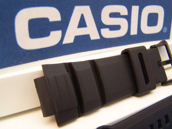 Casio watchband WV-200 A, AE-2000 W. Waveceptor Illuminator Black Rubber
