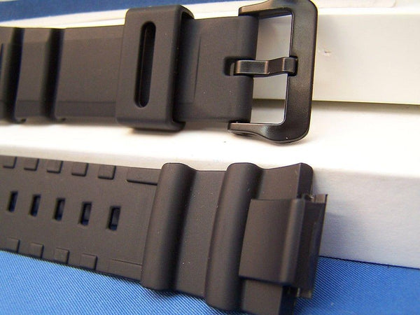 Casio watchband WV-200 A, AE-2000 W. Waveceptor Illuminator Black Rubber
