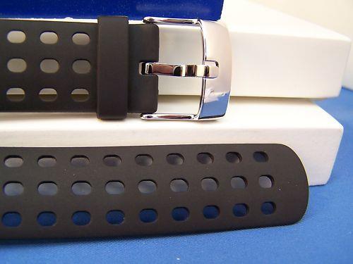 Suunto watchband M5. Man's Black Resin. w/Attach Pins. Watchband.
