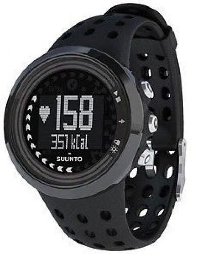 Suunto watchband M5. Man's Black Resin. w/Attach Pins. Watchband.