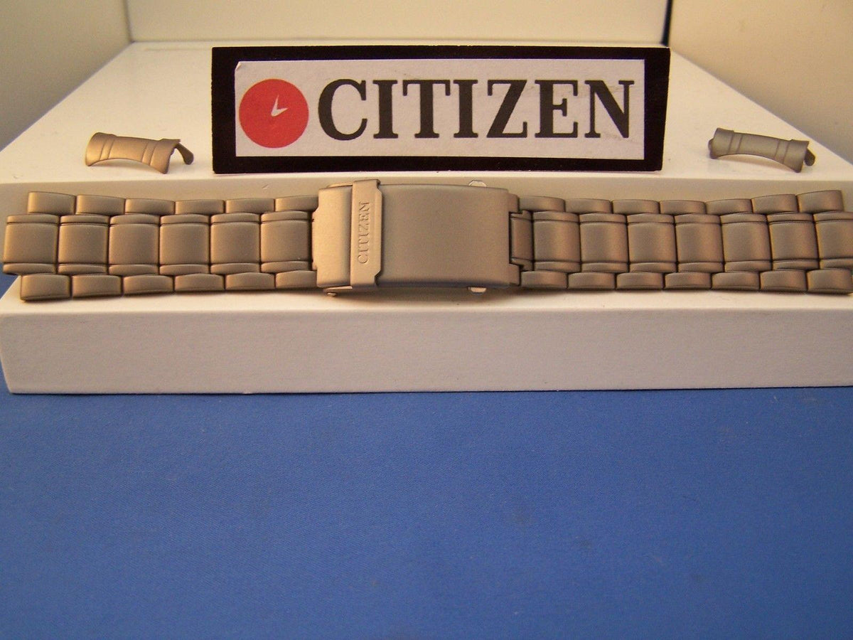 Citizen Watchband JP1030 Duplex Titanium Bracelet 20mm w/ P But Length Extender