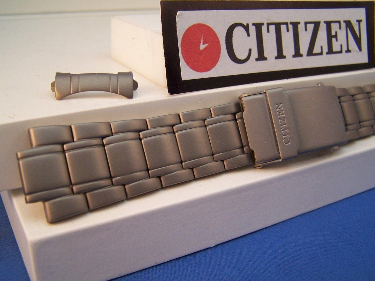 Citizen Watchband JP1030 Duplex Titanium Bracelet 20mm w/ P But Length Extender