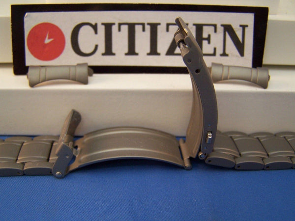 Citizen watchband JP1030 Duplex Titanium Bracelet 20mm w/ P But Length Extender