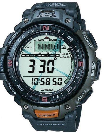 Casio watchband PAG-40.Pathfinder Black Resin Watchband/. And fits PRG-40
