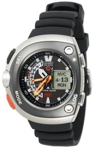 Citizen Watchband JV0020 -12f Eco Drive 20th Anniversary blk Metric Diver Strap