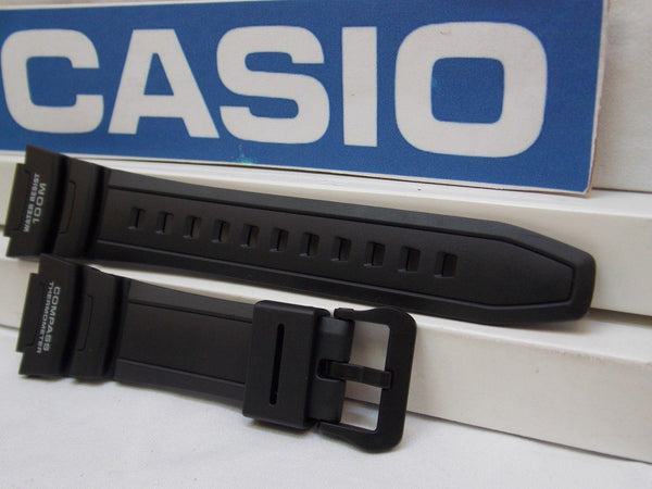 Casio watchband SGW-500. Black Resin  for Compass Thermometer Twin Sensor. ASIN: B00DVRFVKS