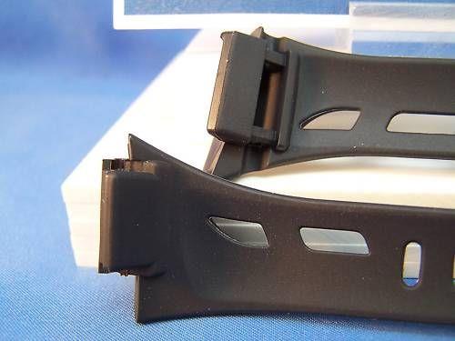 Casio watchband RFT-100 Soccer Refs  black Resin