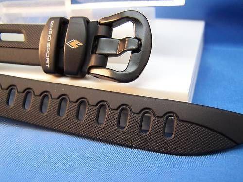 Casio watchband RFT-100 Soccer Refs  black Resin