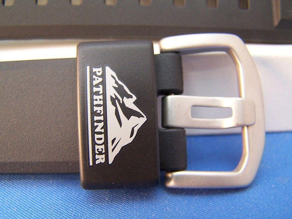 Casio watchband PAW-5000 Pathfinder Solar Atomic Black Resin . Watchband