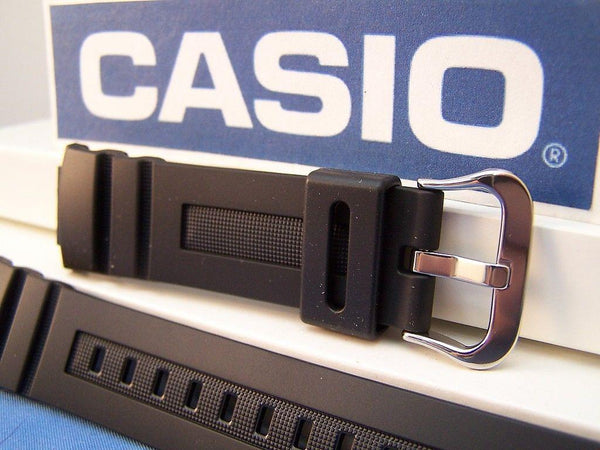 Casio watchband AWG-100, AWG-101, AW-591, G-7700, SKAW-590.Blk Rub G-Shock Band