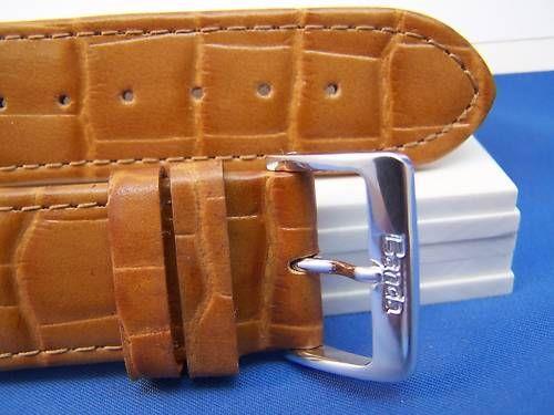 Extra Wide Leather Watchband. 26mm With Pins. Tan