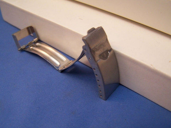Watch Bracelet TriFold buckle. 12mm End Link Attach and 7mm Center Link Attach