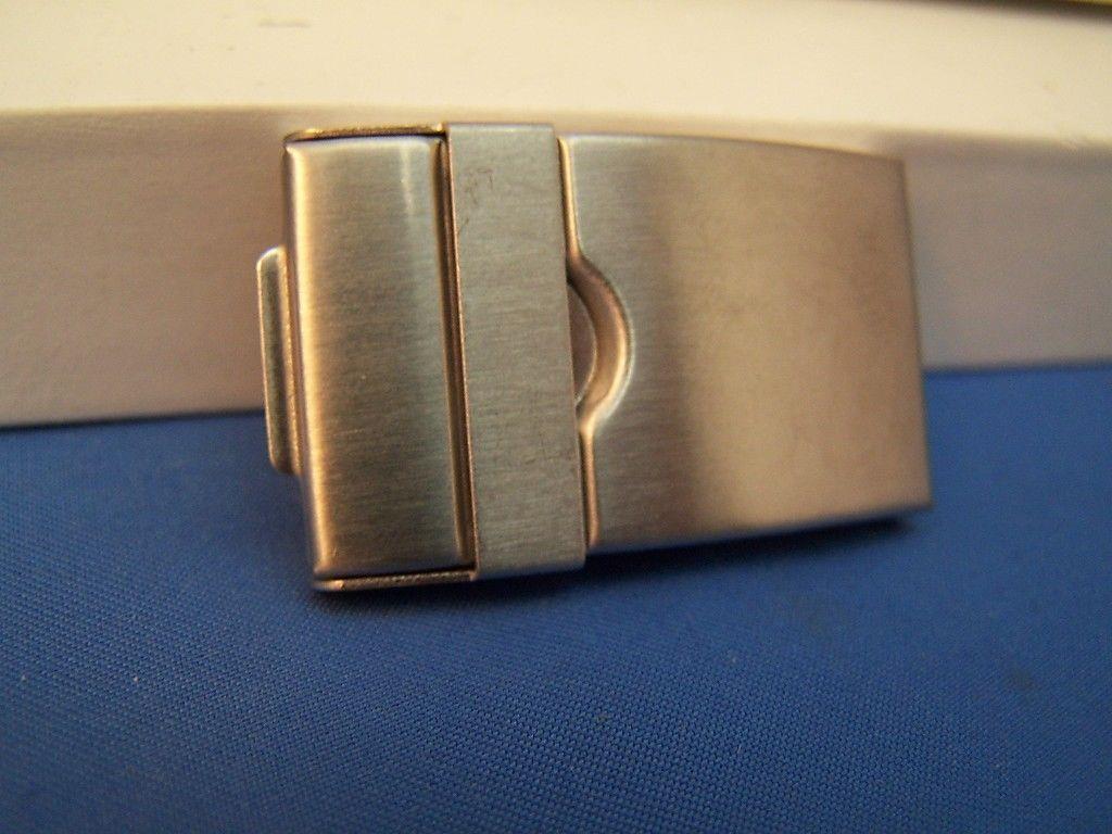 Watch Bracelet TriFold buckle. 20mm End Link Attach and 10mm Center Link Attach