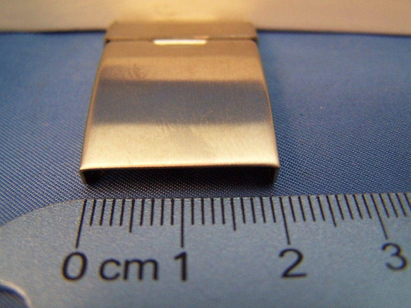 Watch Bracelet TriFold buckle. 20mm End Link Attach and 10mm Center Link Attach