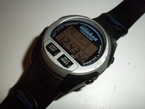 Timex watchband Fitness Monitor Digital Transmission Black Rub  - Last One
