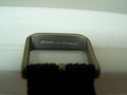 Seiko WatchBand SNK809 2ply Fabric w/Steel buckle and spring bars 18mm black