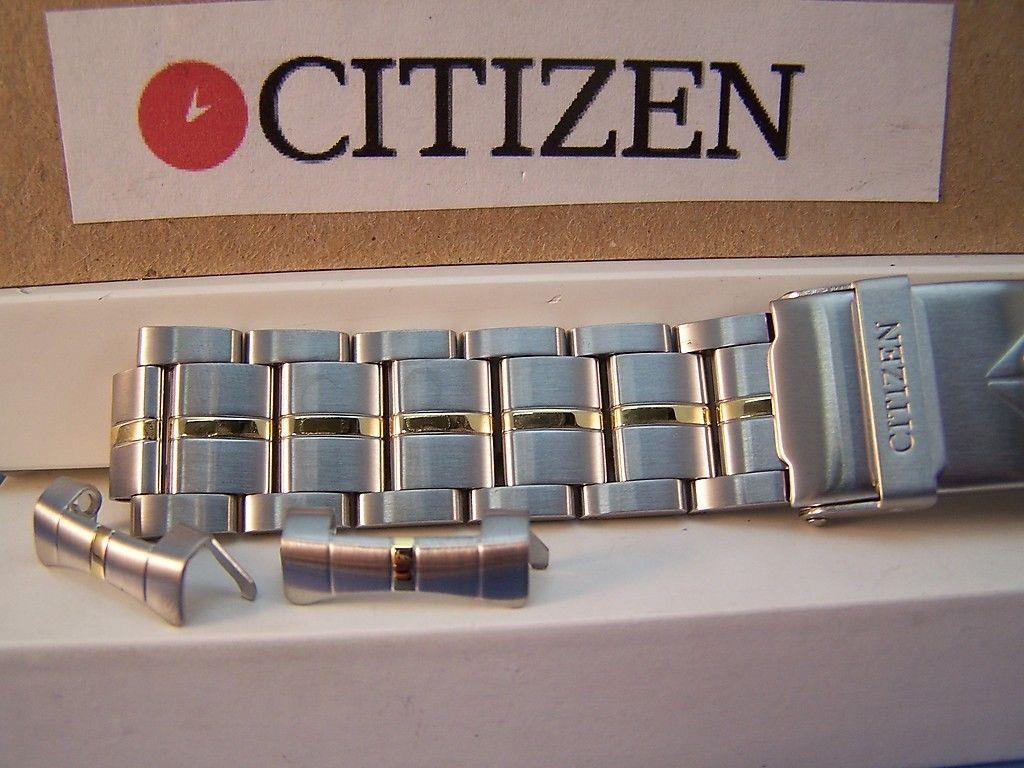 Citizen Watchband Promaster Bracelet 2 Tn 20mm Wide w/Push Button Length Extend
