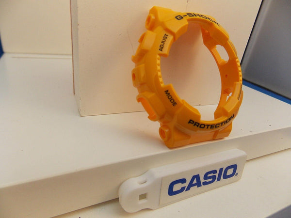 Casio Watch Parts GA-100 A-9 Shiny Mustard Yellow Bezel/Shell Black G-Shock