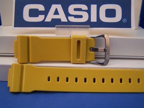 Casio Watchband DW-5600 CS-9 Mustard Resin Strap. G-Shock Watchband
