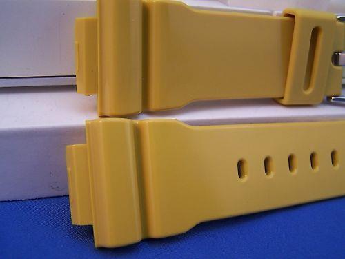Casio Watchband DW-5600 CS-9 Mustard Resin Strap. G-Shock Watchband