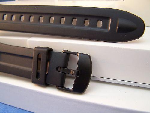 Casio watchband W-96. Black Resin . Original Watchband
