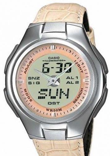 Casio watchband LAW-20 L-4 Ladies Pink Leather