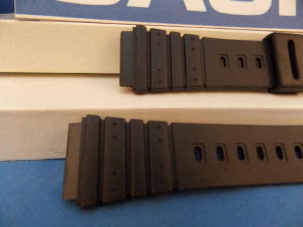 Casio watchband AQ-100. MRD-201 Steel buckle Original Black Resin