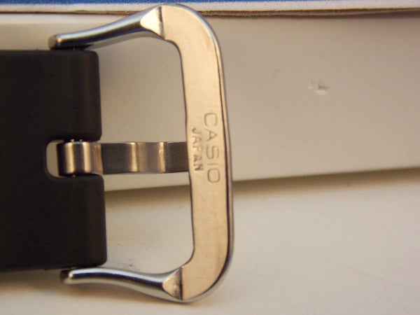 Casio watchband AQ-100. MRD-201 Steel buckle Original Black Resin